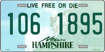 NH license plate 1061895