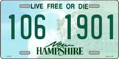 NH license plate 1061901