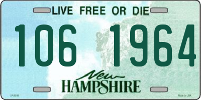 NH license plate 1061964