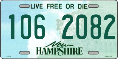 NH license plate 1062082