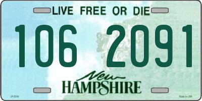 NH license plate 1062091