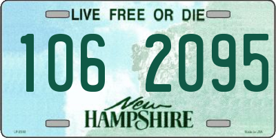 NH license plate 1062095