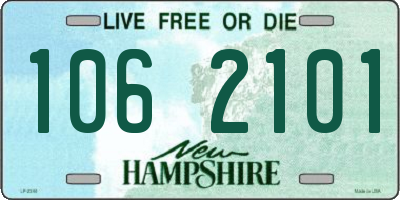 NH license plate 1062101