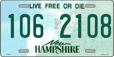 NH license plate 1062108