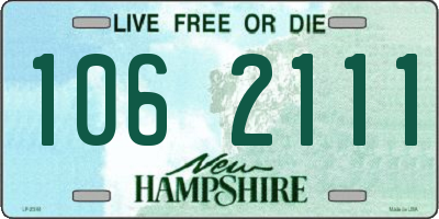 NH license plate 1062111
