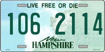 NH license plate 1062114