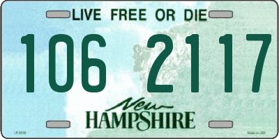 NH license plate 1062117
