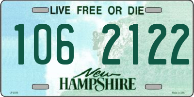 NH license plate 1062122