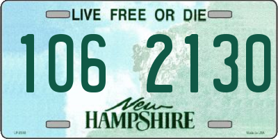 NH license plate 1062130