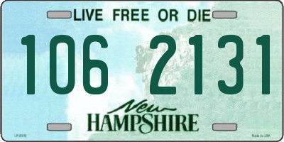 NH license plate 1062131