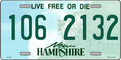 NH license plate 1062132