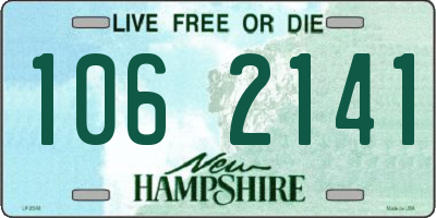 NH license plate 1062141