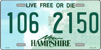 NH license plate 1062150