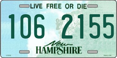 NH license plate 1062155