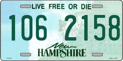 NH license plate 1062158