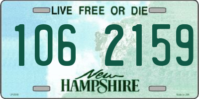 NH license plate 1062159