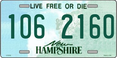 NH license plate 1062160