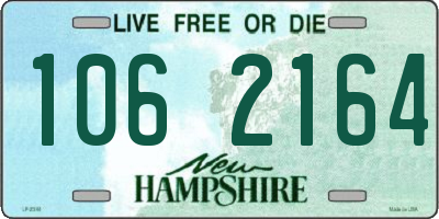 NH license plate 1062164