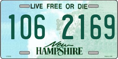 NH license plate 1062169