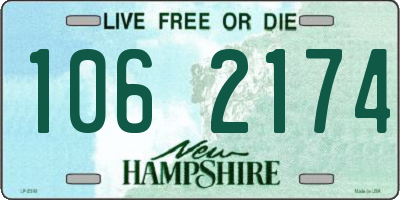 NH license plate 1062174