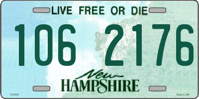NH license plate 1062176