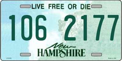 NH license plate 1062177