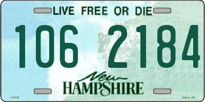 NH license plate 1062184