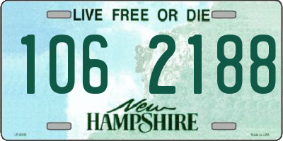 NH license plate 1062188