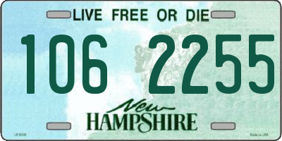NH license plate 1062255