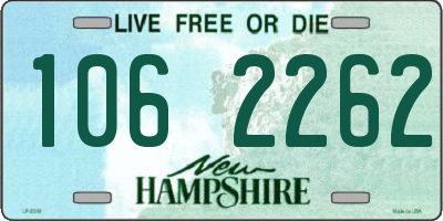 NH license plate 1062262