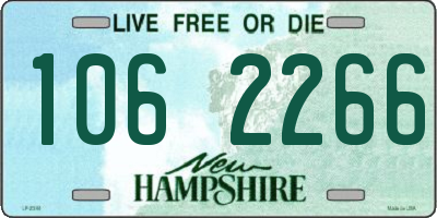 NH license plate 1062266