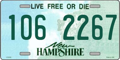 NH license plate 1062267