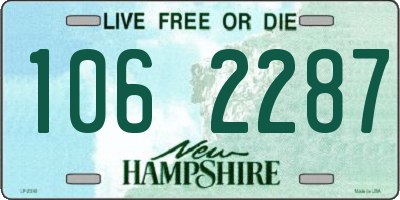 NH license plate 1062287