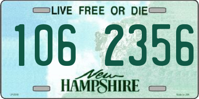 NH license plate 1062356