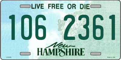 NH license plate 1062361