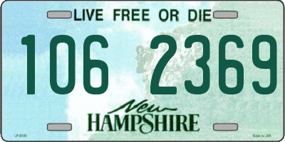 NH license plate 1062369