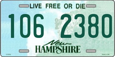 NH license plate 1062380