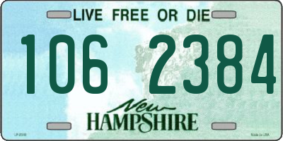 NH license plate 1062384
