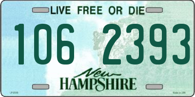 NH license plate 1062393