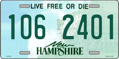 NH license plate 1062401