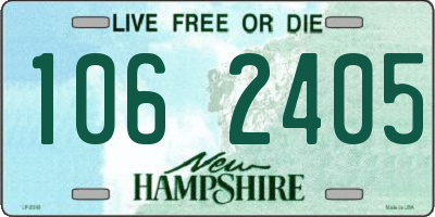 NH license plate 1062405