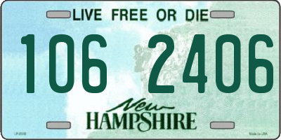 NH license plate 1062406