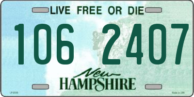 NH license plate 1062407