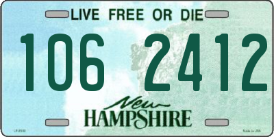 NH license plate 1062412