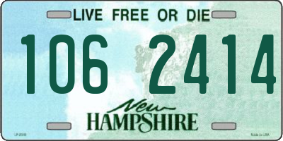 NH license plate 1062414