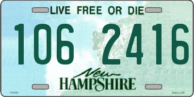 NH license plate 1062416