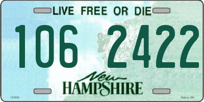 NH license plate 1062422