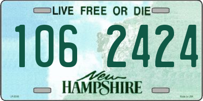 NH license plate 1062424