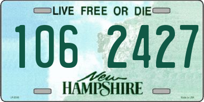 NH license plate 1062427