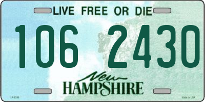 NH license plate 1062430